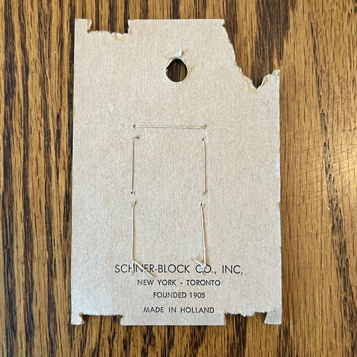 1970’s Exquisit Plastic Buttons - Cream - Set of 6 - 3/4” - on card