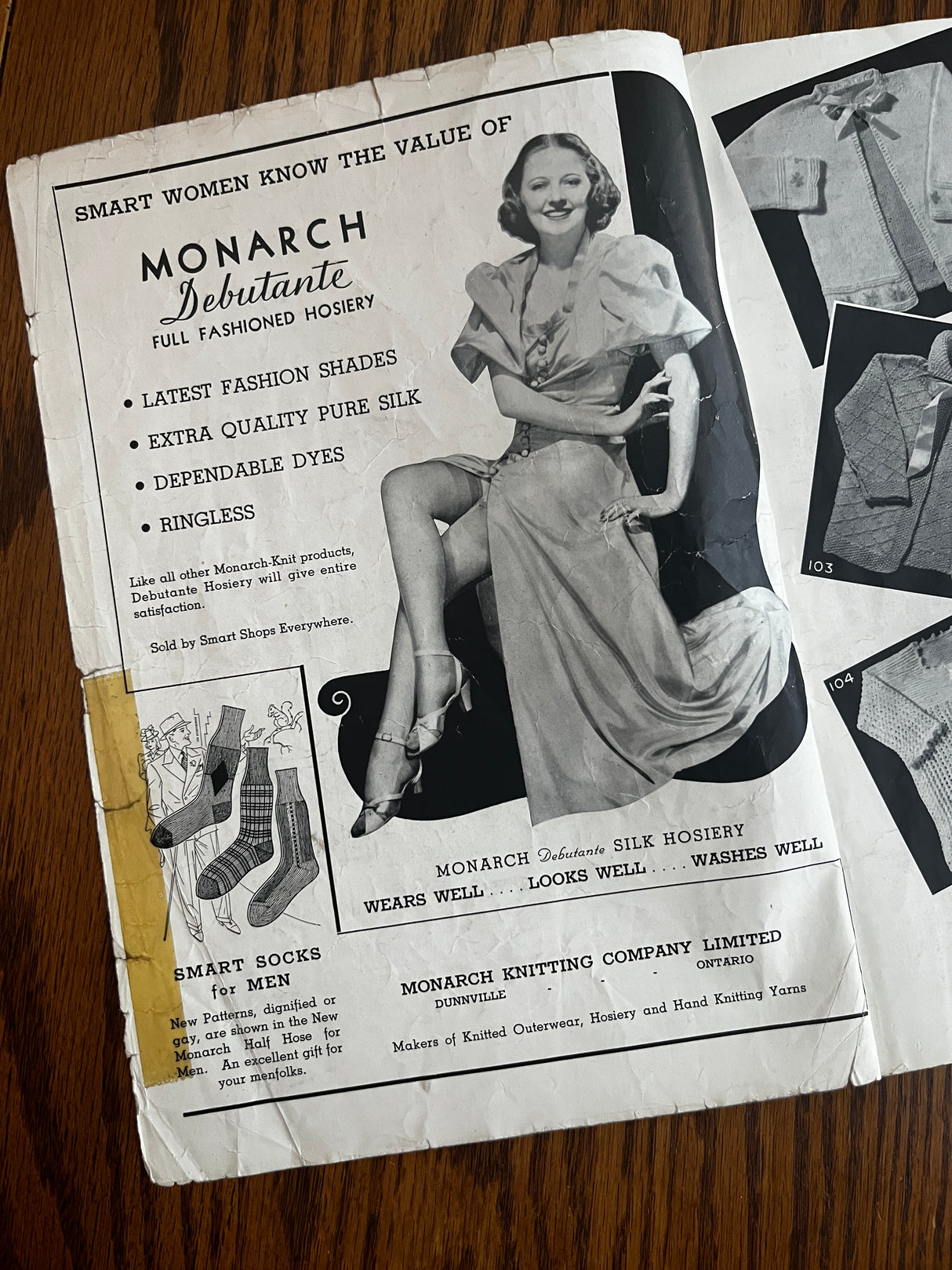 1930's Monarch Baby Knit Pattern Books