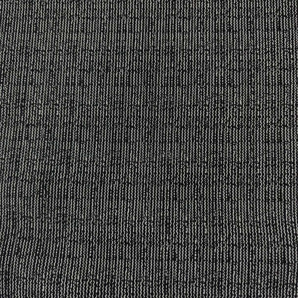 1970's Galaxie Dark Denim Print - Polyester Rayon Blend Fabric - BTY (S10)