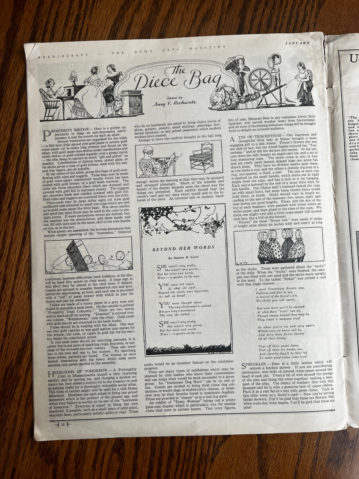 1930's Needlecraft The Home Arts Magazine - Jan. 1934