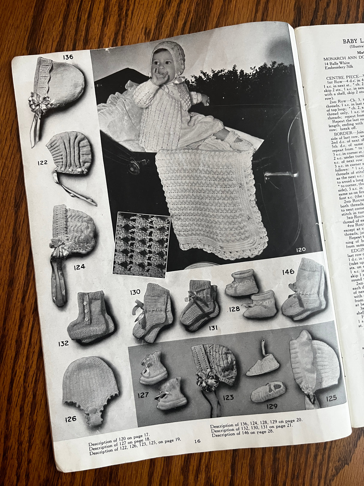 1930's Monarch Baby Knit Pattern Books