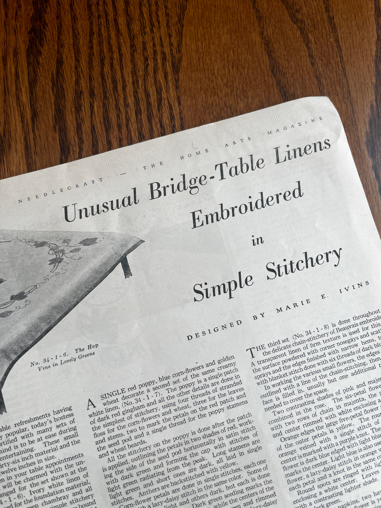 1930's Needlecraft The Home Arts Magazine - Jan. 1934