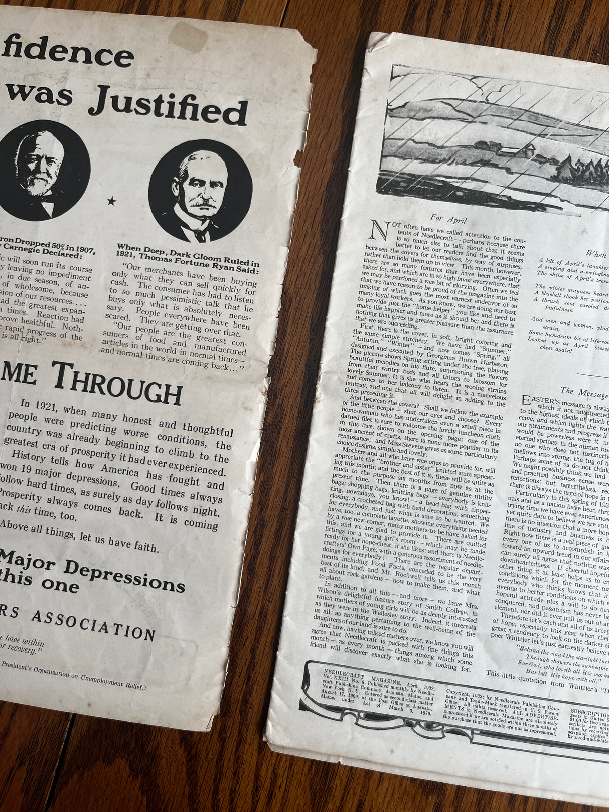 1930's Needlecraft The Home Arts Magazine - April 1932