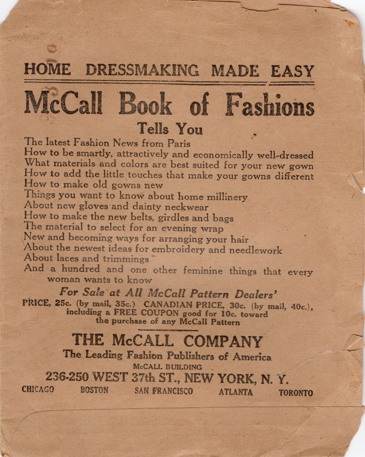 1910's McCall Transfer - Letter Z - No. 775
