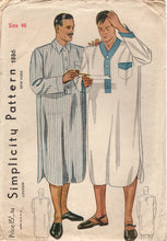 1930's Simplicity Men's Nightshirt - Chest 46" - No. 1886