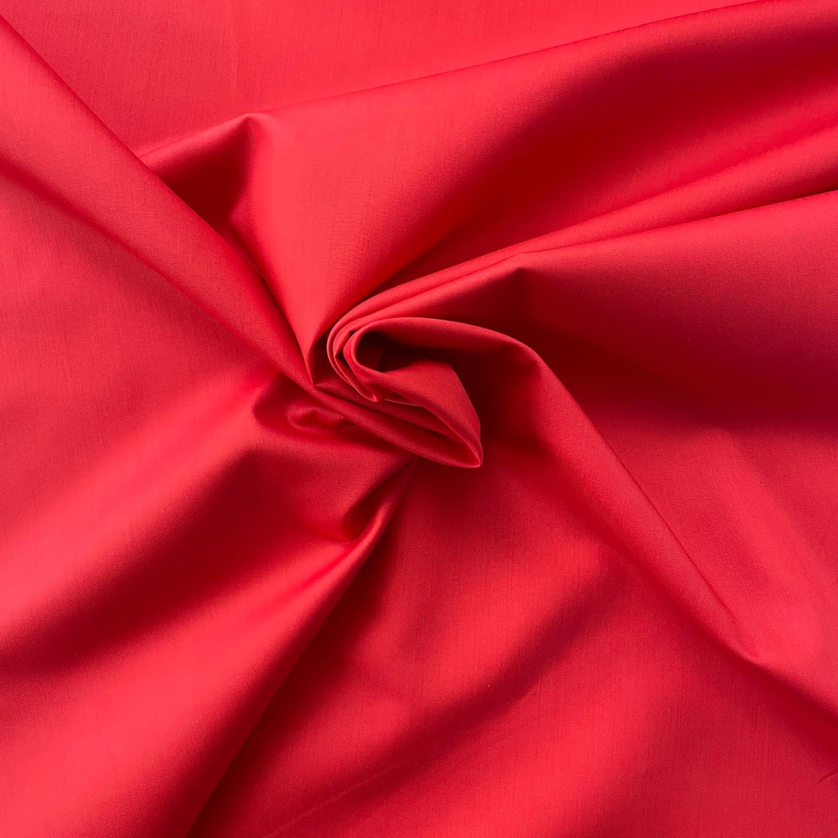 1970's Empire Red cotton blend “Super Vino” fabric - BTY (S22)