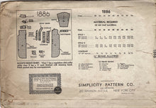 1930's Simplicity Men's Nightshirt Pattern - Chest 38" - No. 1886