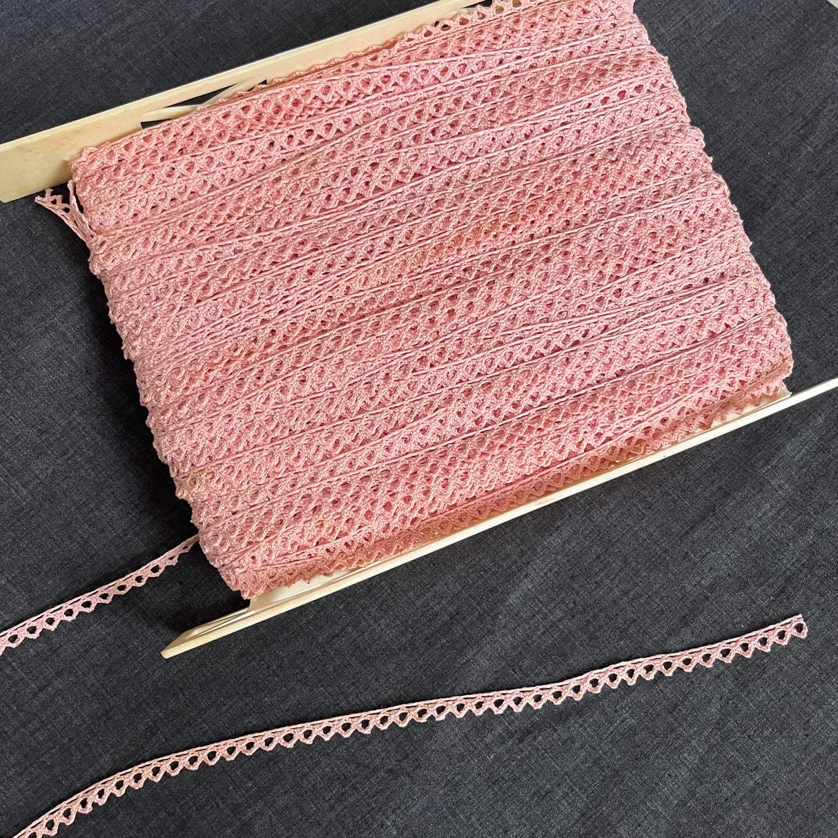 1970’s Pink Cluny Lace - BTY