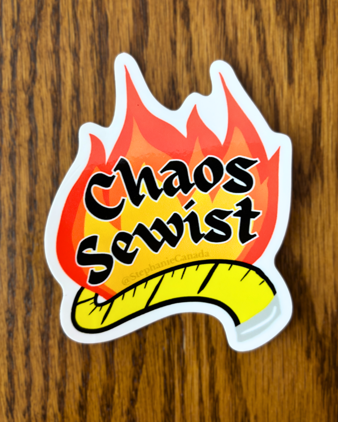 Chaos Sewist Sticker - LARGE (New)