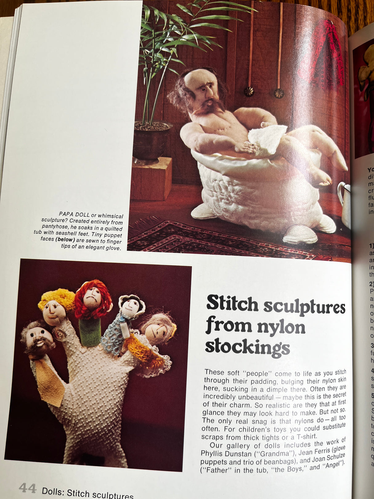 1970’s Sunset Dolls and Soft Toys Pattern Book