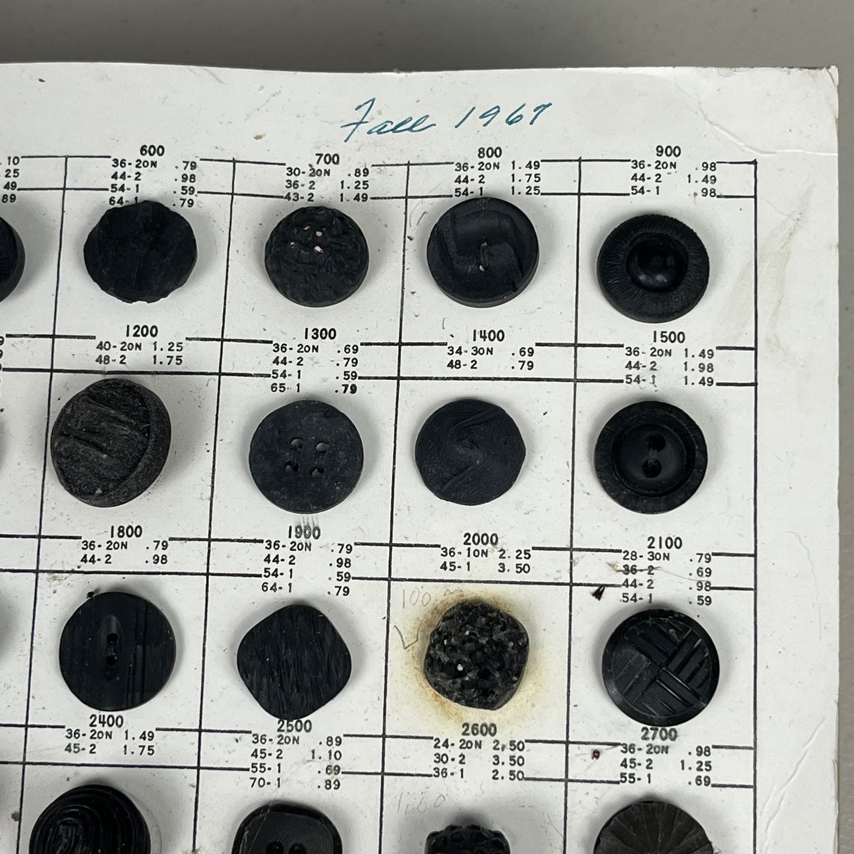 1960's La Mode Button Salesman Book - Full