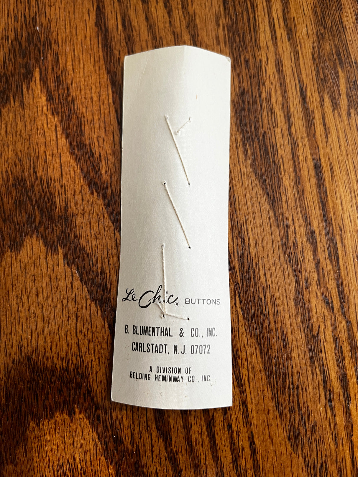 1980’s Le Chic Moss Green Pearlescent Plastic Flat Top Shank Buttons - 9/16" - on card