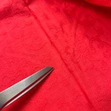 1970’s Red Brocade Cotton Fabric - BTY