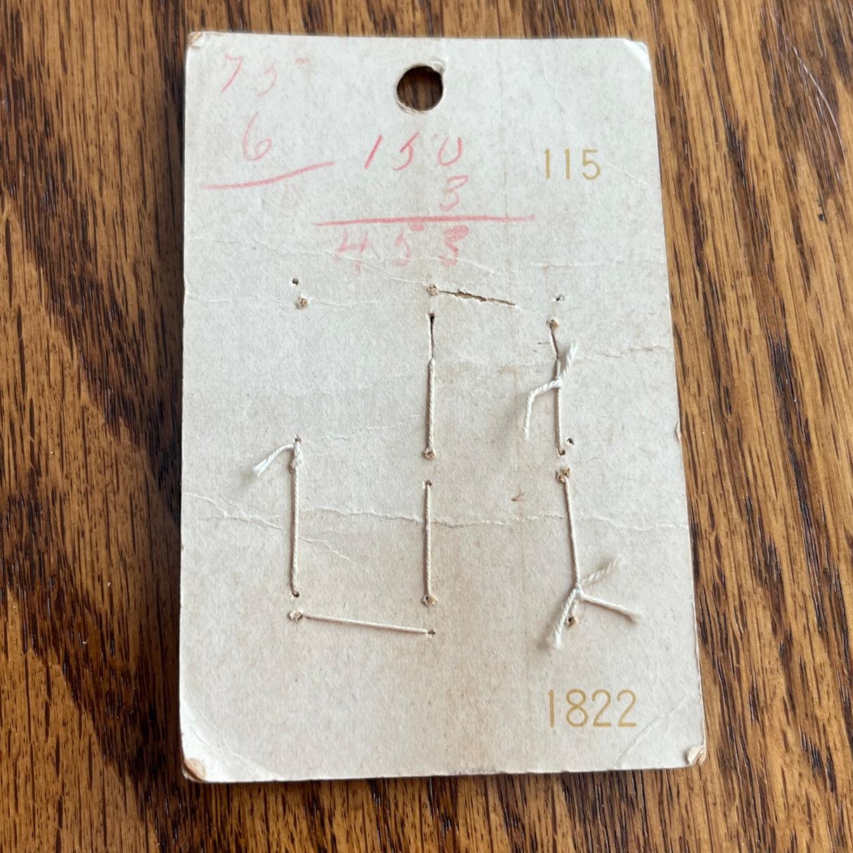 1960’s Le Chic Plastic Buttons - Deep Navy Blue - Set of 6 - Size 24 - 5/8" - on card