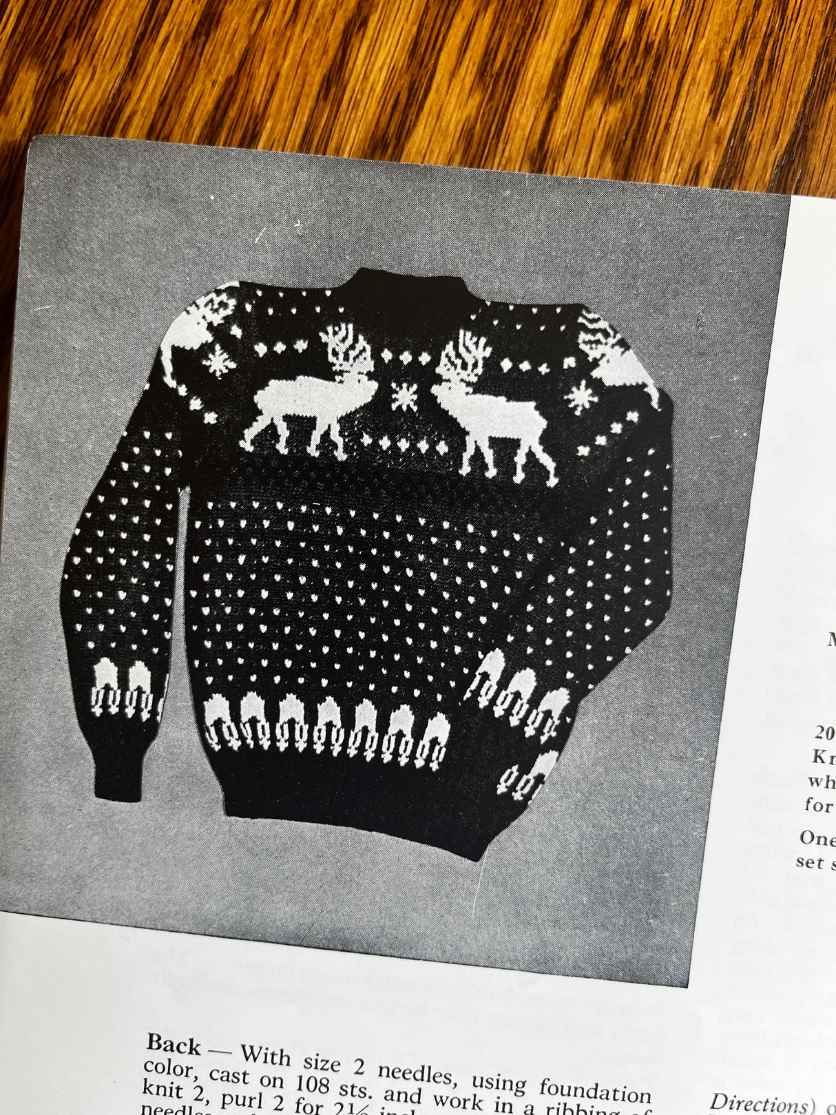 1980’s reprint of a 1940’s Nomi’s Scandinavian Sweaters Booklet