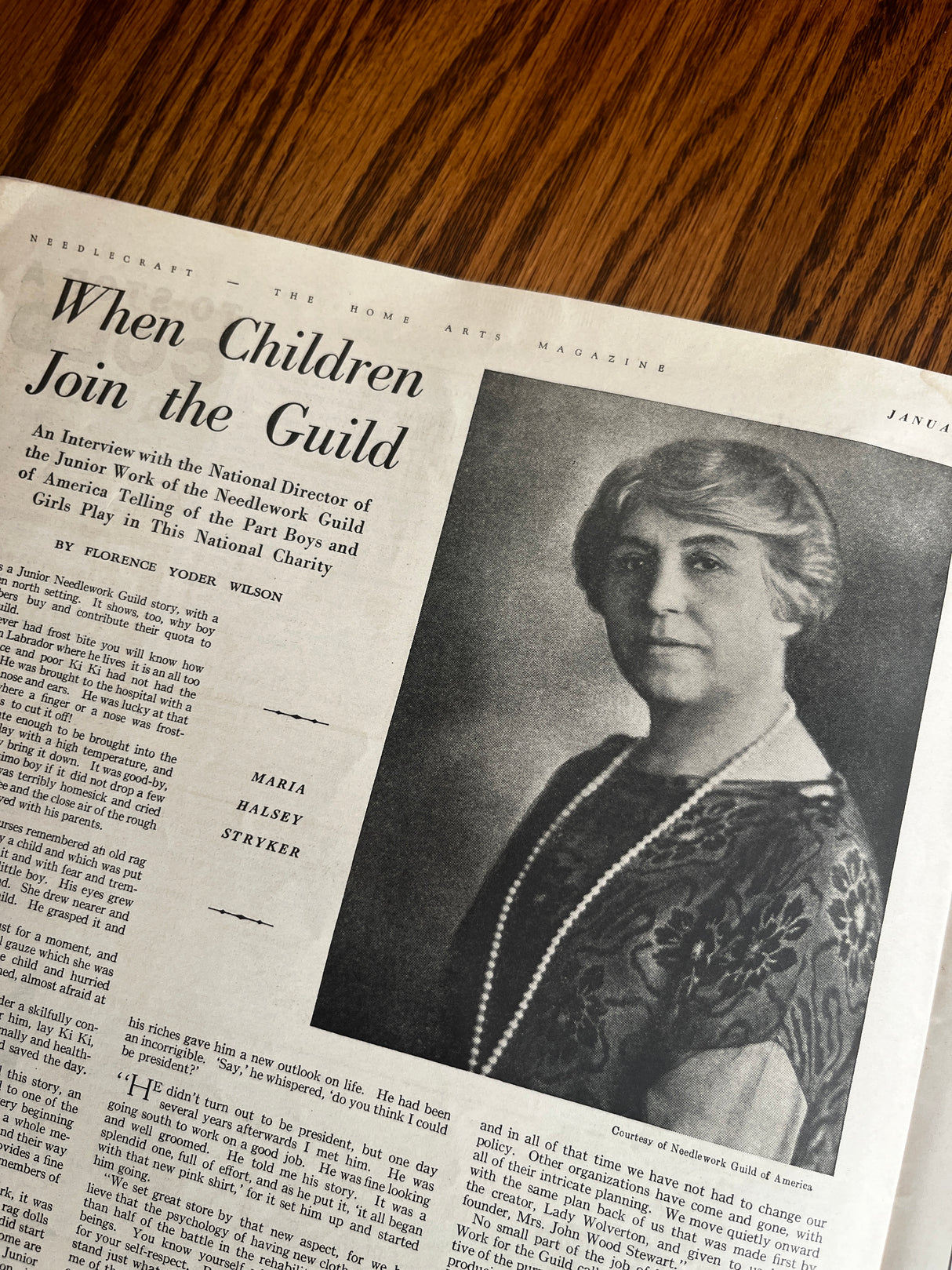 1930's Needlecraft The Home Arts Magazine - Jan. 1934