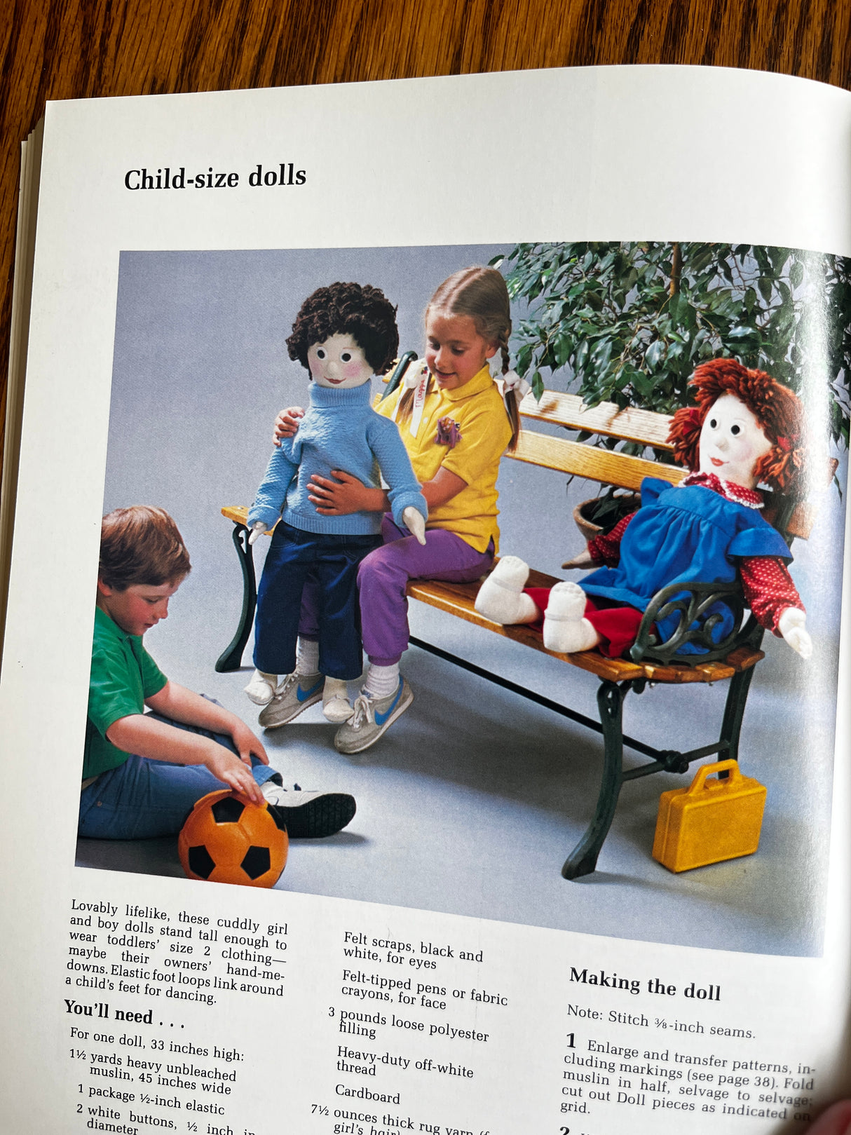 1980’s Sunset Children’s Clothes and Toys Book