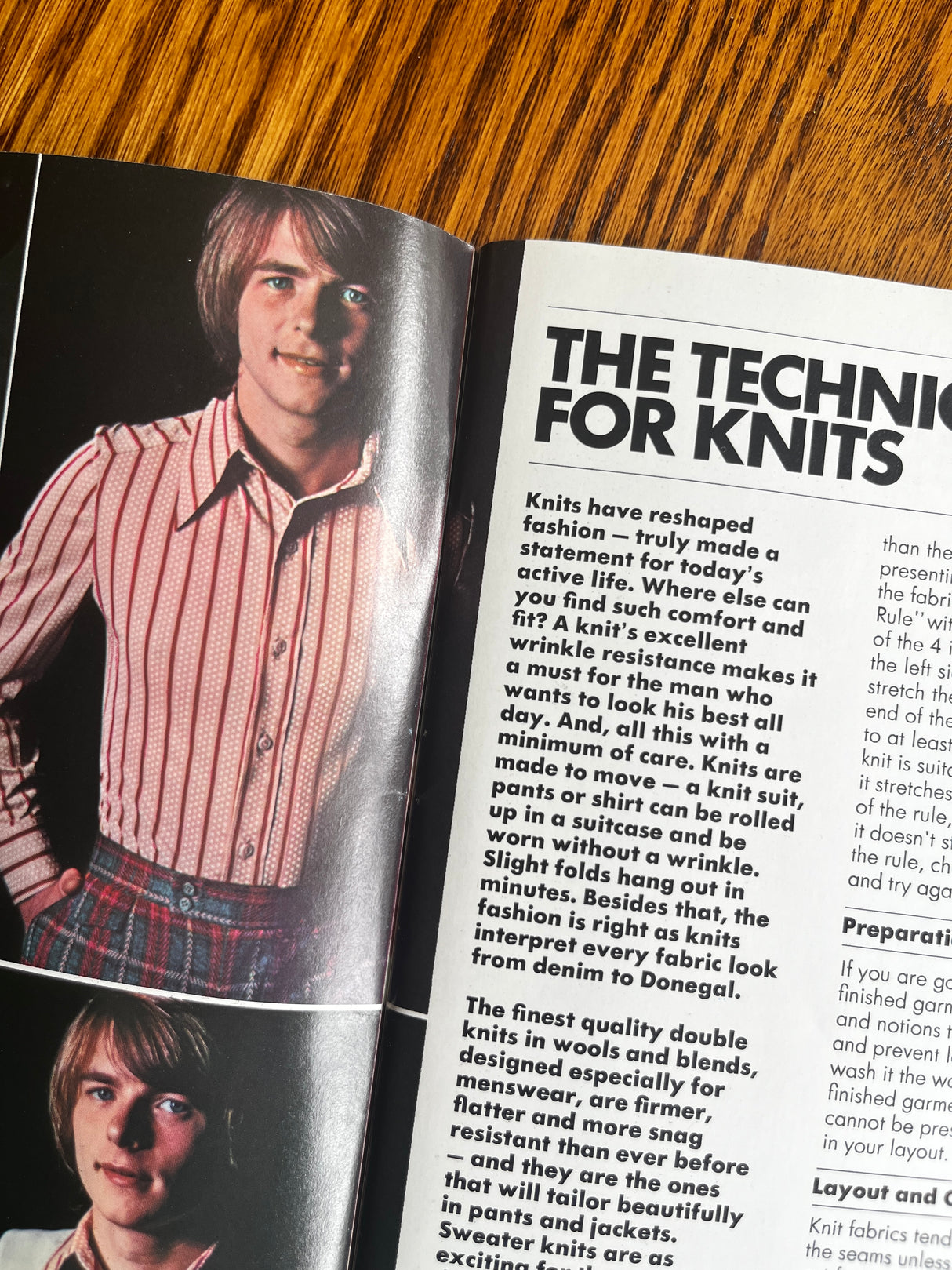 1970’s Simplicity Sewing for Men and Boys Booklet