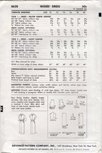 1950's Advance "Easy to make" Sheath Dress Pattern - Bust 32" - No. 8628