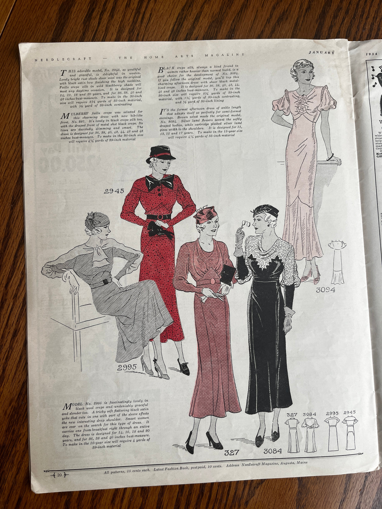 1930's Needlecraft The Home Arts Magazine - Jan. 1934
