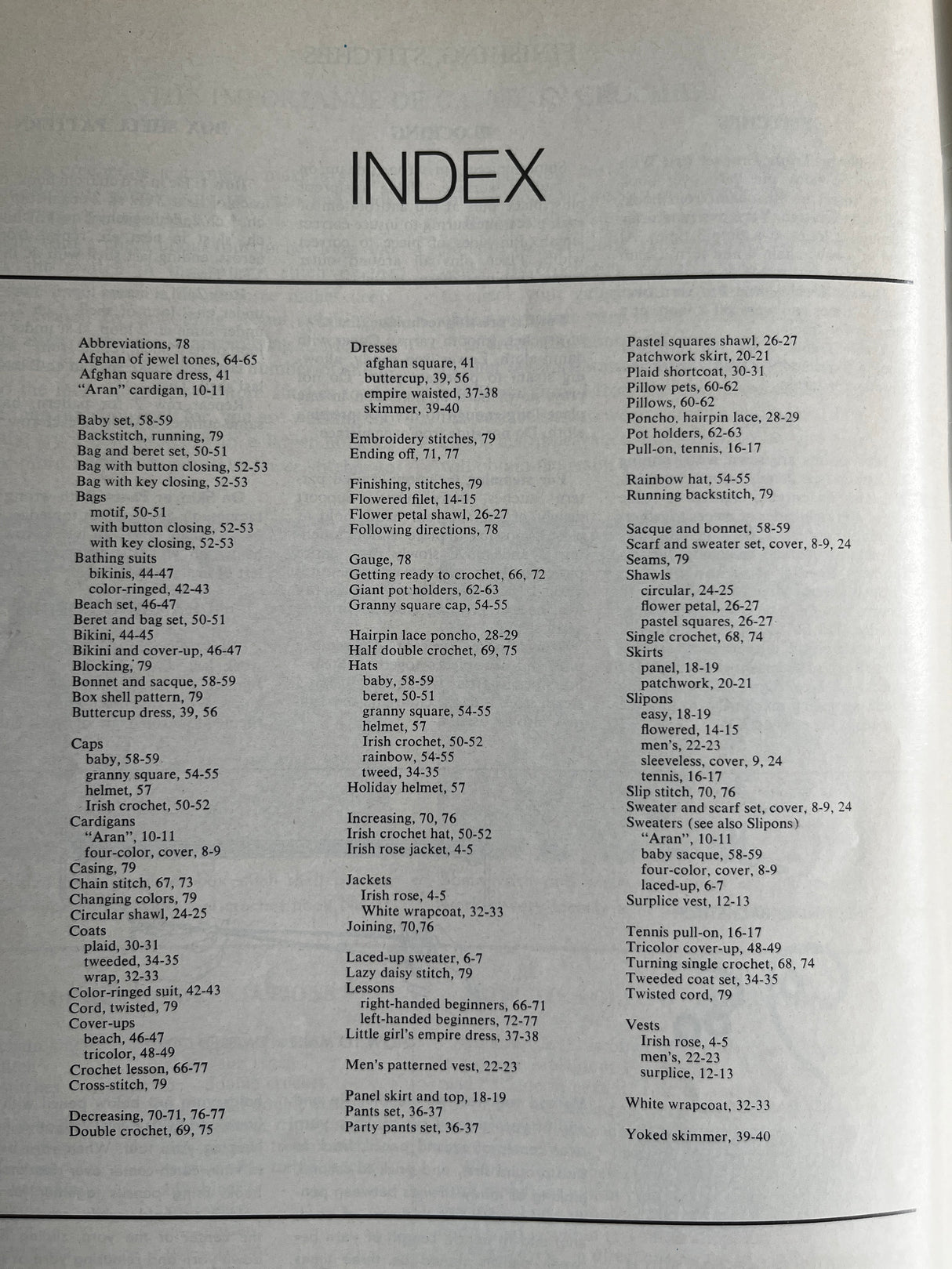 1974 McCall's How-to Crochet It Booklet