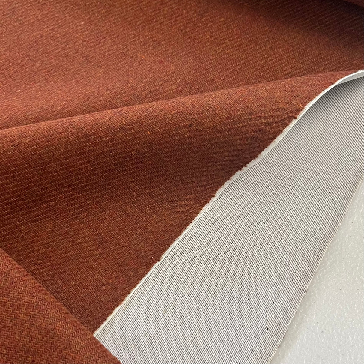 1970’s Bentex Brown Acrylic Bonded Fabric - BTY (J4)