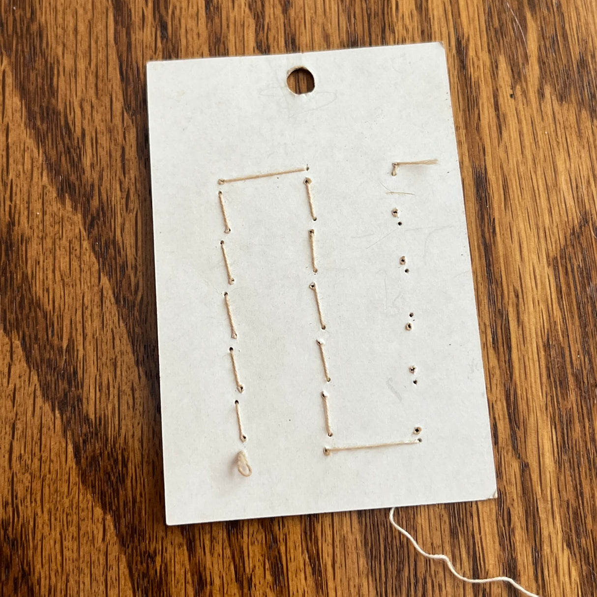 1960’s Le Chic Plastic Buttons - White - Set of 12 - Size 18 - 3/8" - on card