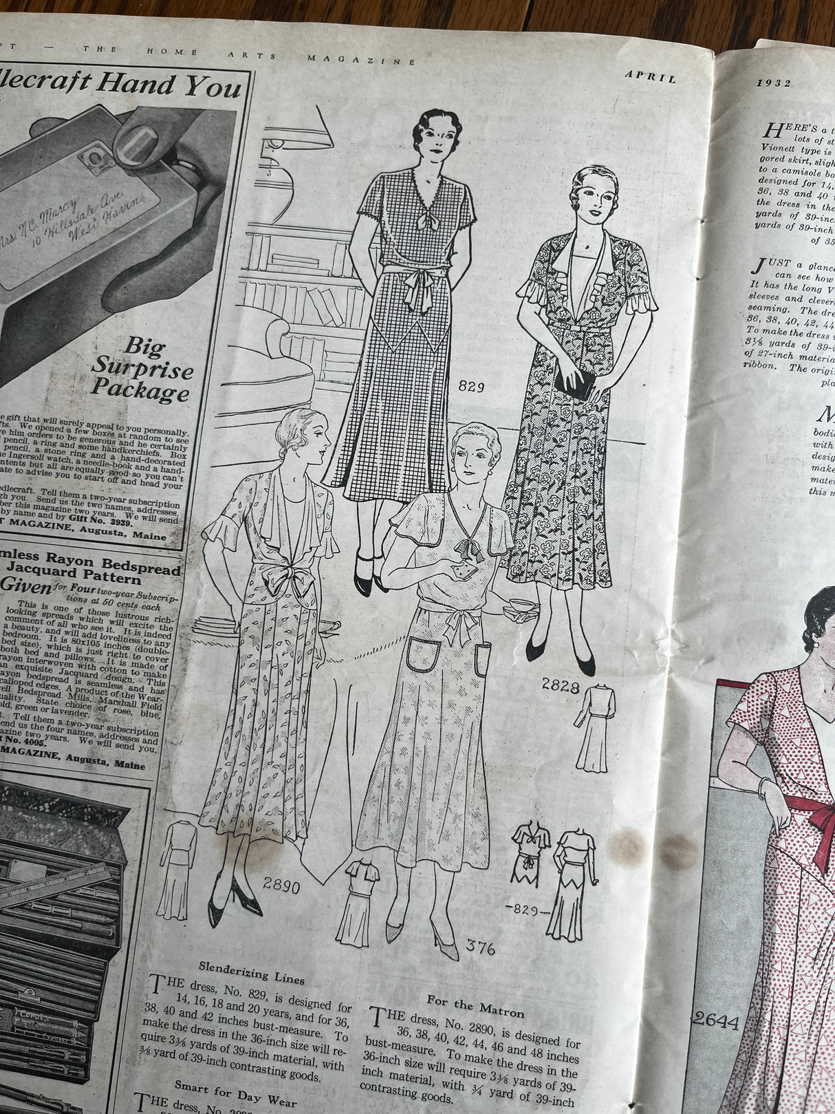 1930's Needlecraft The Home Arts Magazine - April 1932