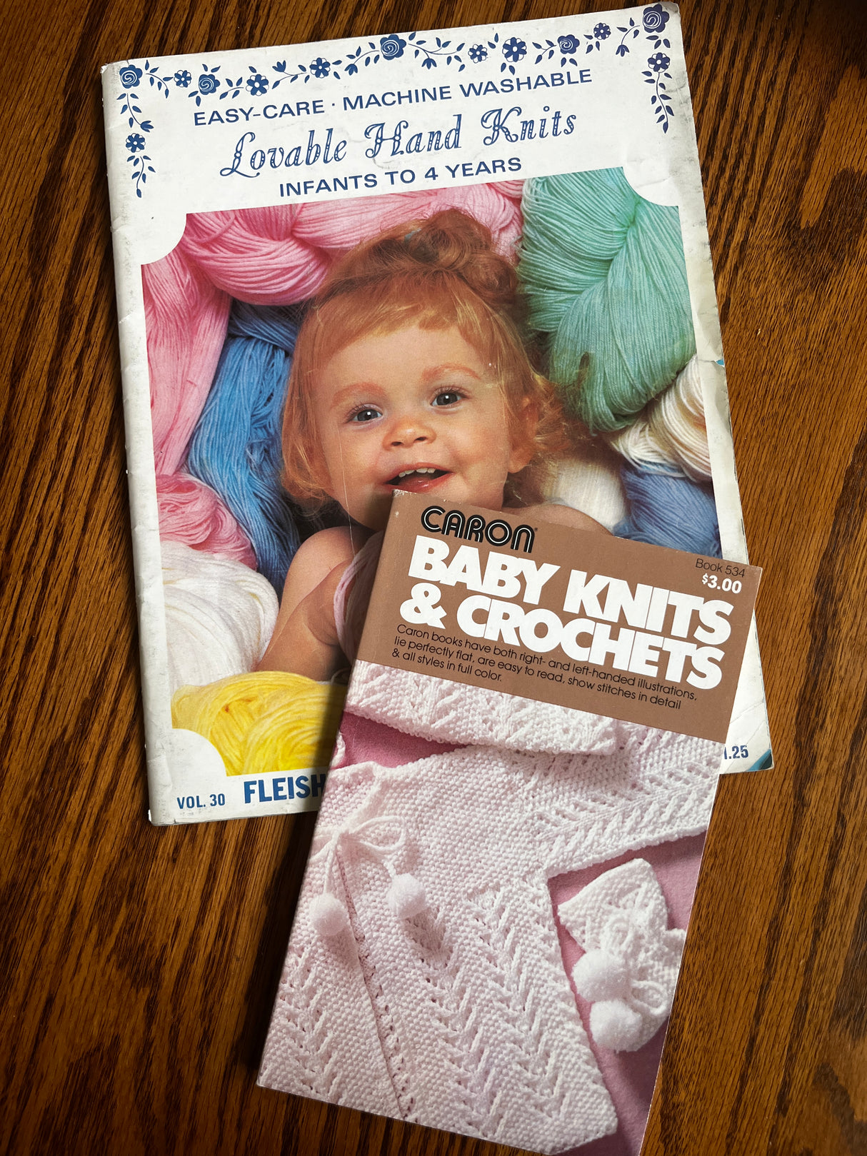 1960-70's Baby and Child Knit Pattern Books - Set of 2
