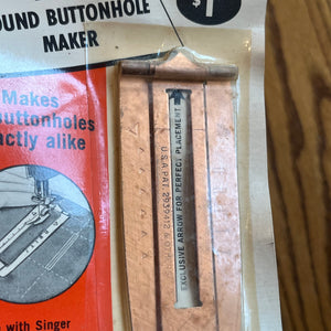 1970's Dritz Bound Buttonhole Maker - NOS
