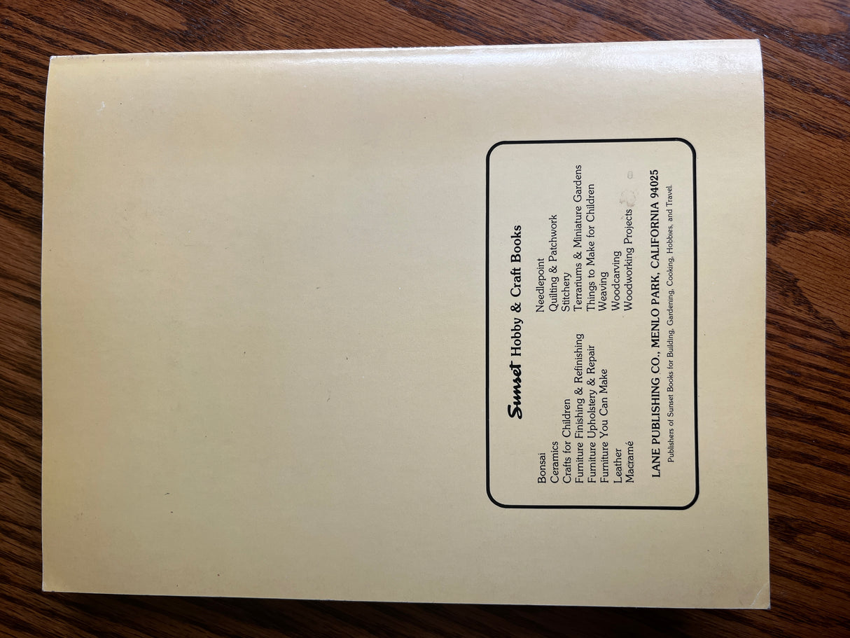 1970’s Sunset Weaving and Pattern Book