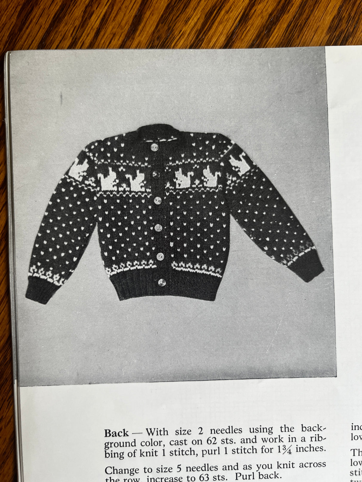 1980’s reprint of a 1940’s Nomi’s Scandinavian Sweaters Booklet