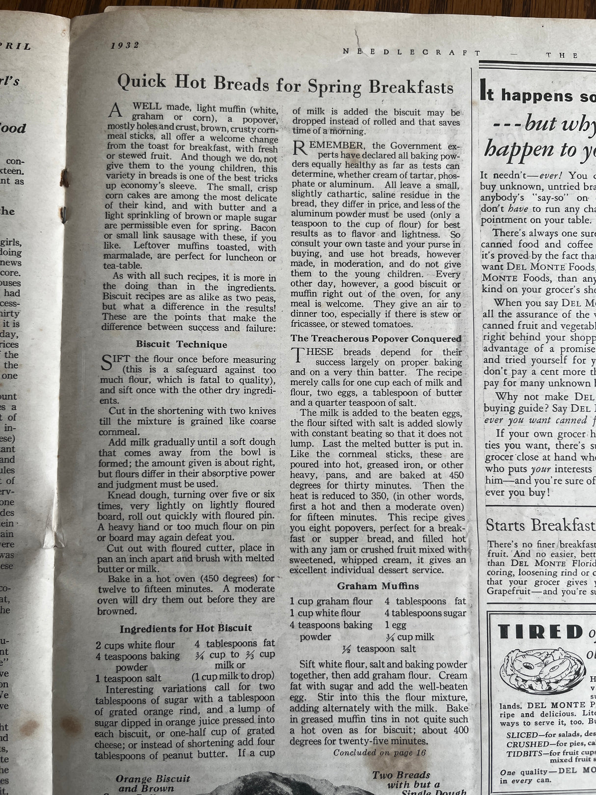 1930's Needlecraft The Home Arts Magazine - April 1932