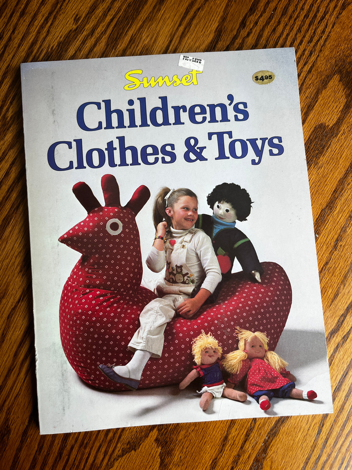 1980’s Sunset Children’s Clothes and Toys Book