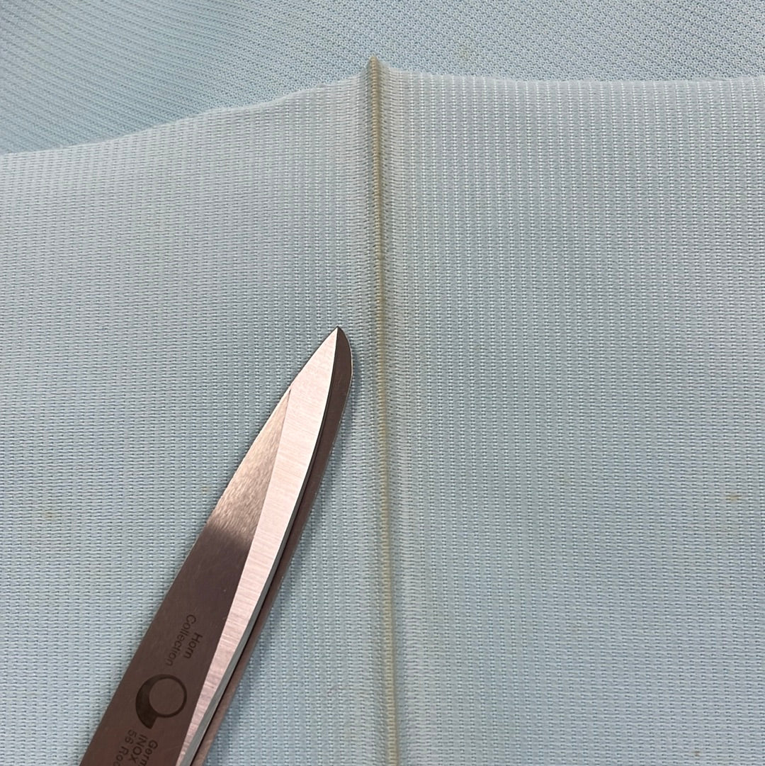 1960’s Light Blue Ribbed Acetate - BTY