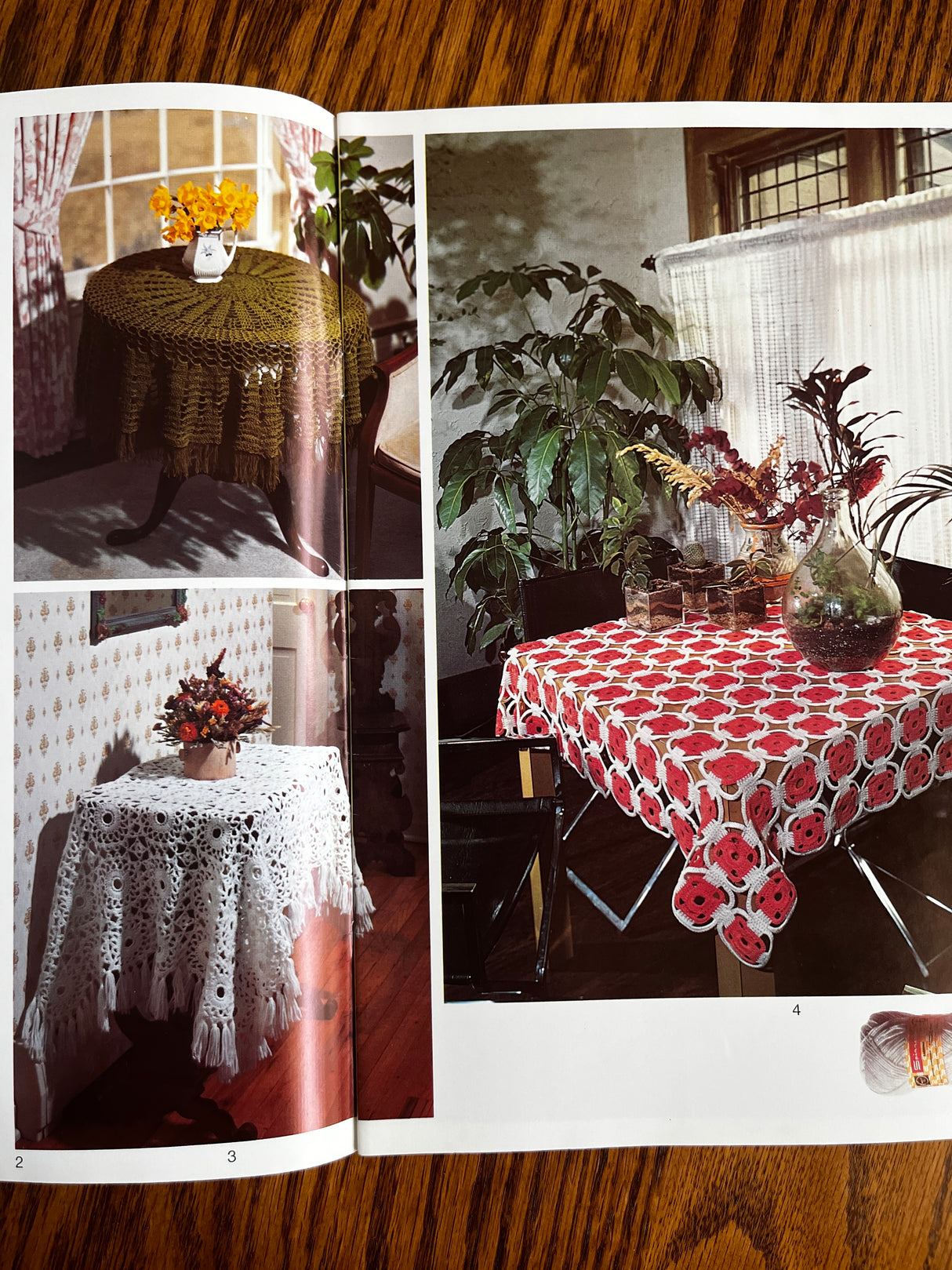 1970's Set of 3 Bedspread and Afghan Books