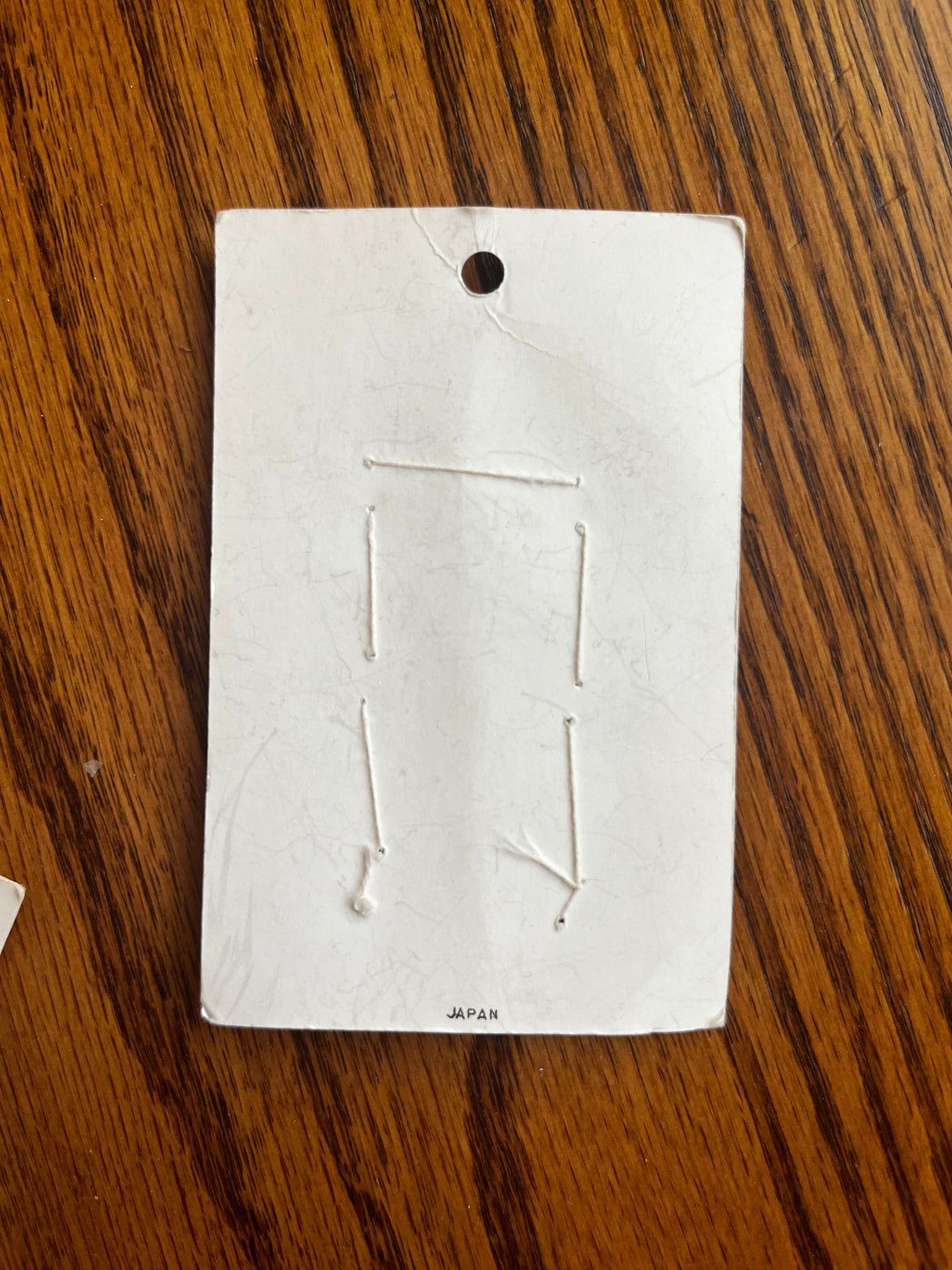 1960’s Lansing Blue Green Pearlescent Plastic Button - Set of 6 - 7/8” - on card