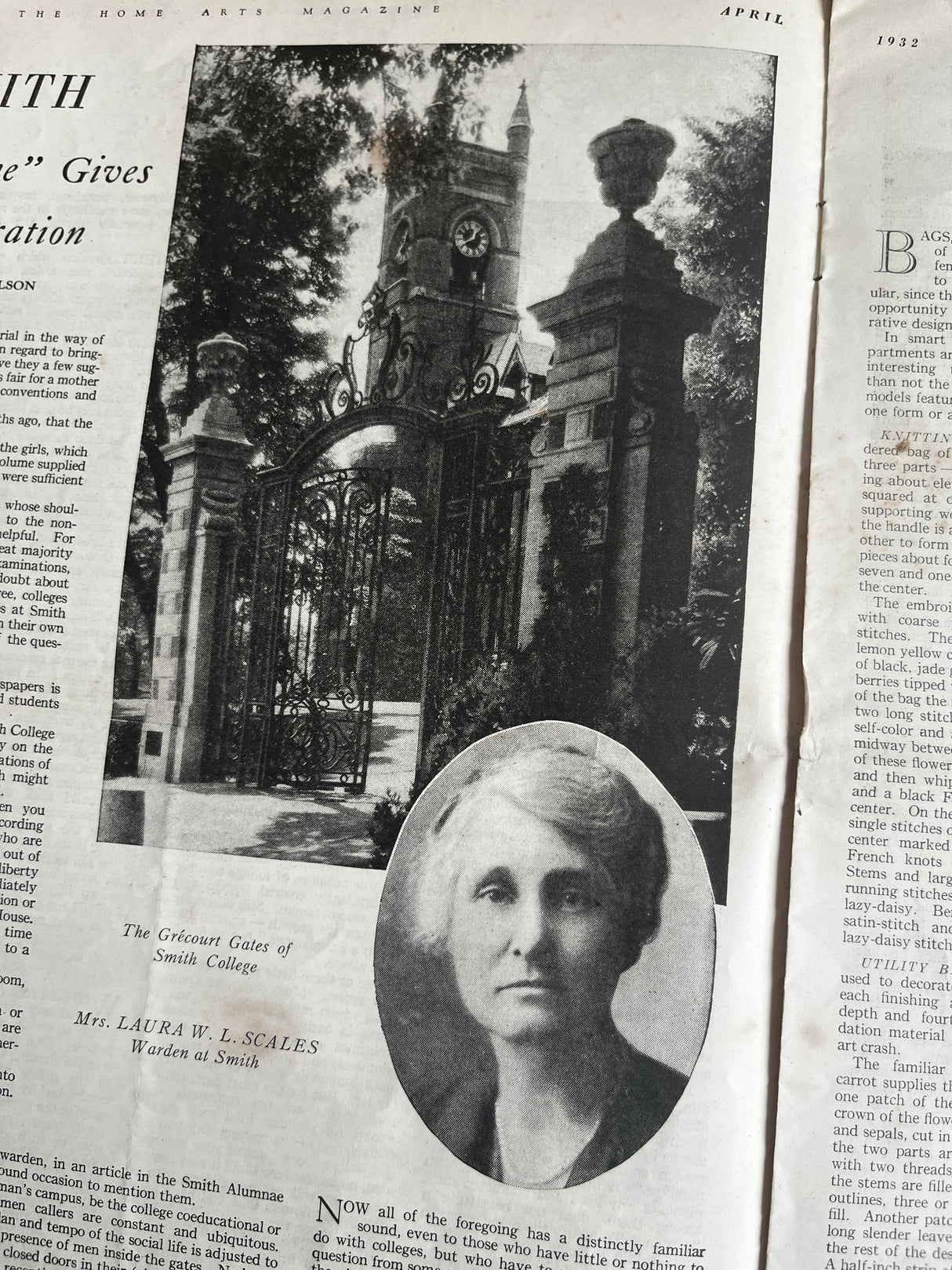 1930's Needlecraft The Home Arts Magazine - April 1932