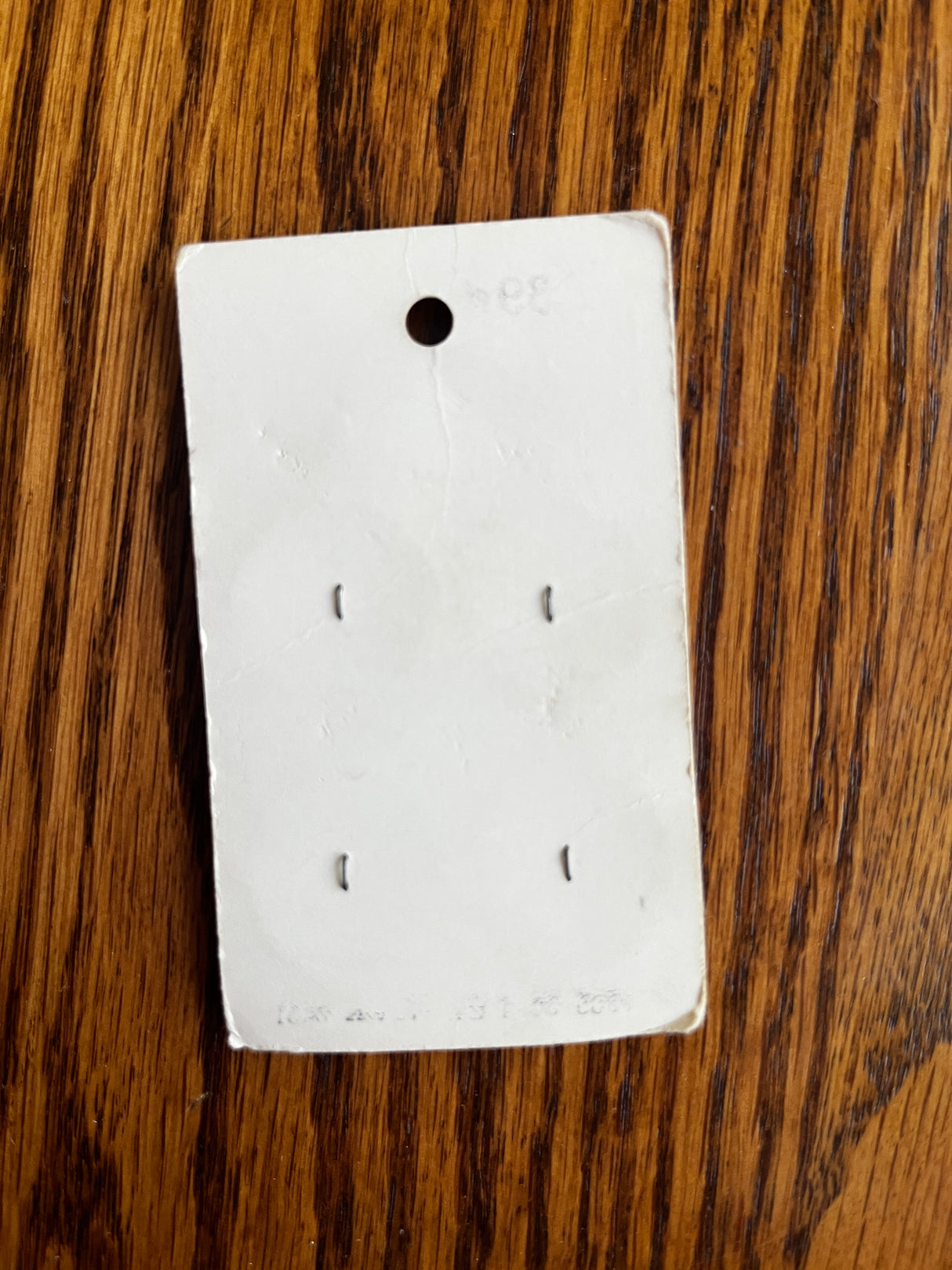 1970’s La Petite Off White Shiny Plastic Buttons - Set of 4 - 7/8” - on card