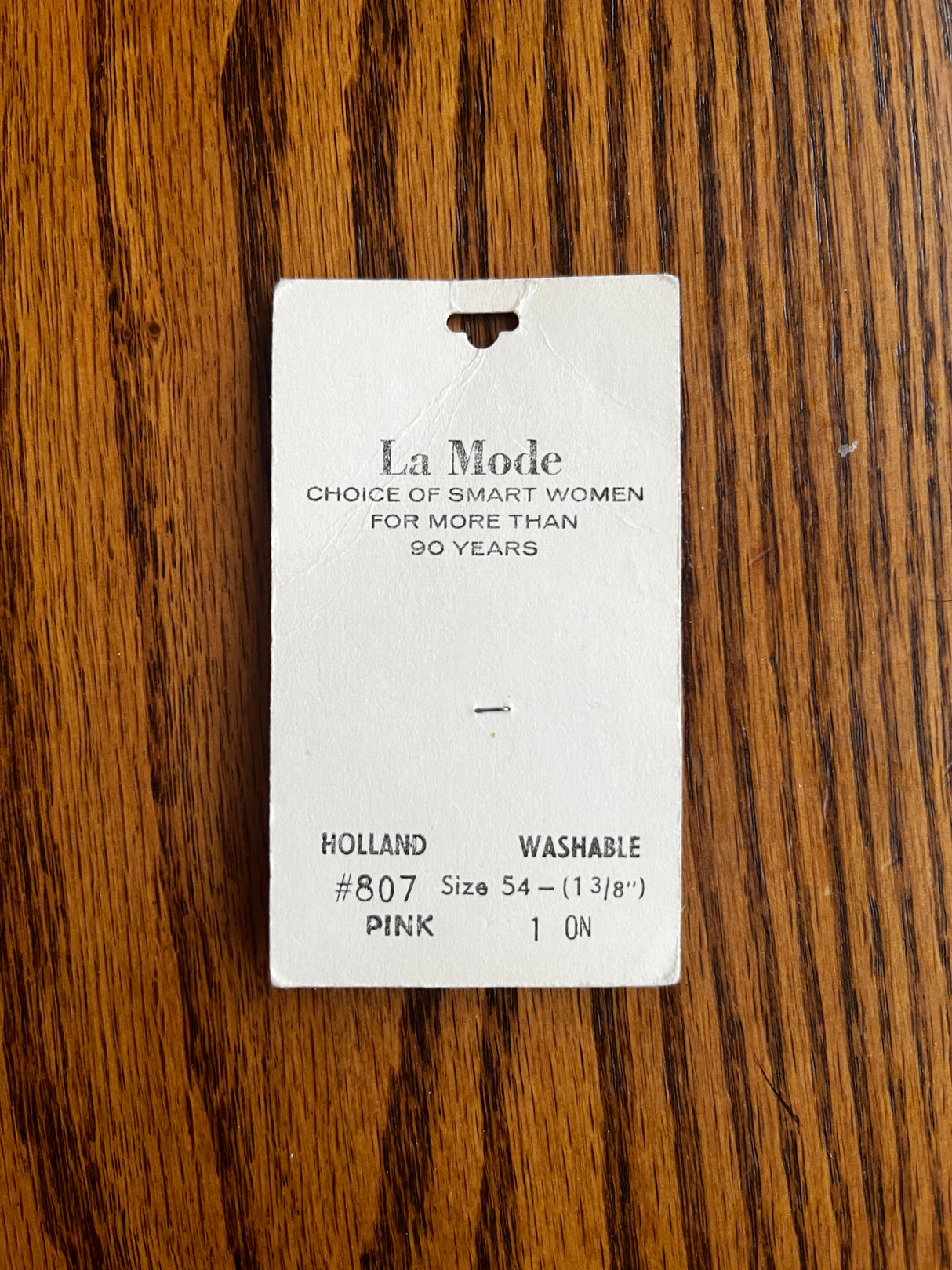 1970’s La Mode Plastic Coat Button - Set of 1 - 1 1/8" - on card