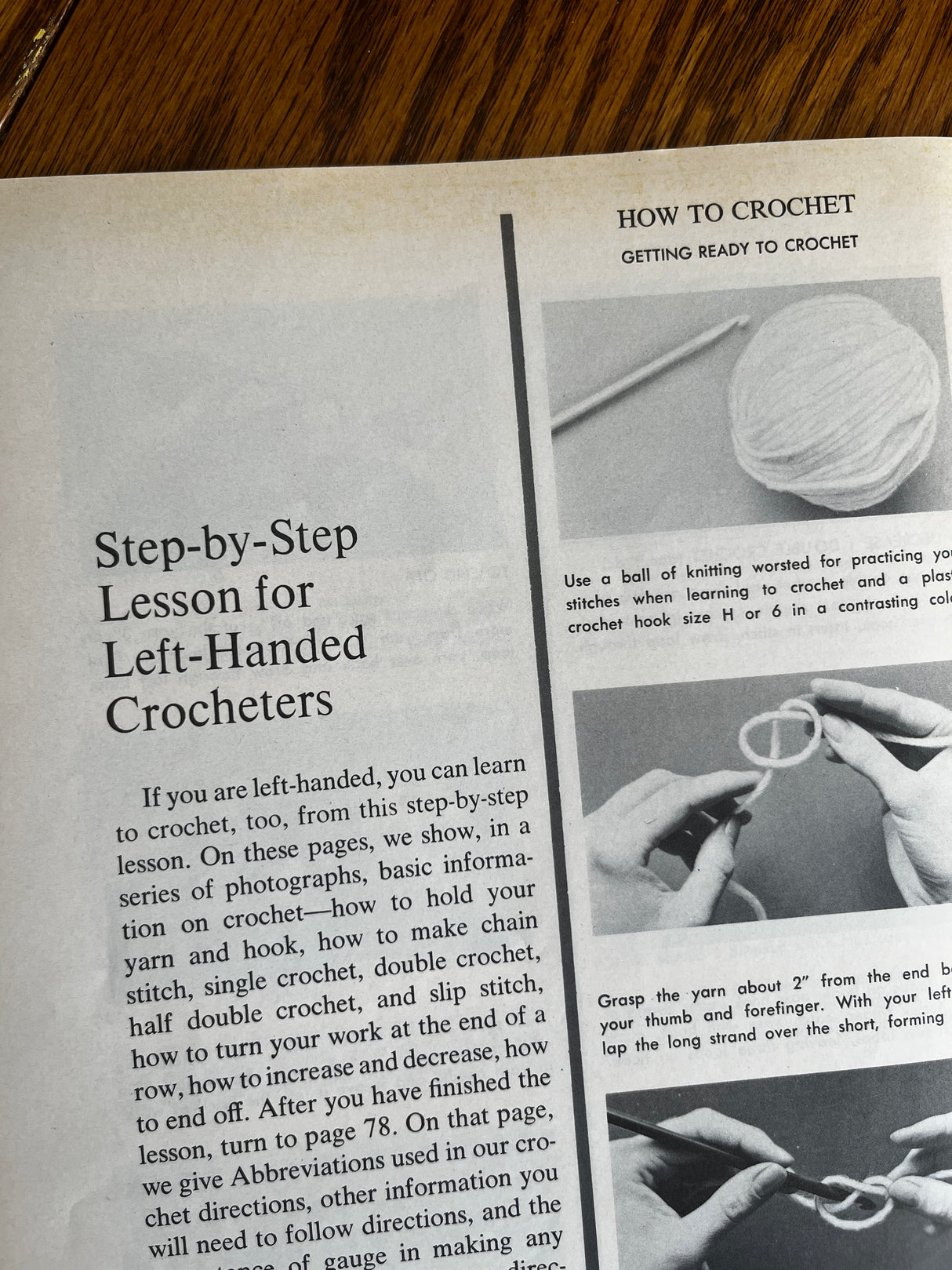 1974 McCall's How-to Crochet It Booklet