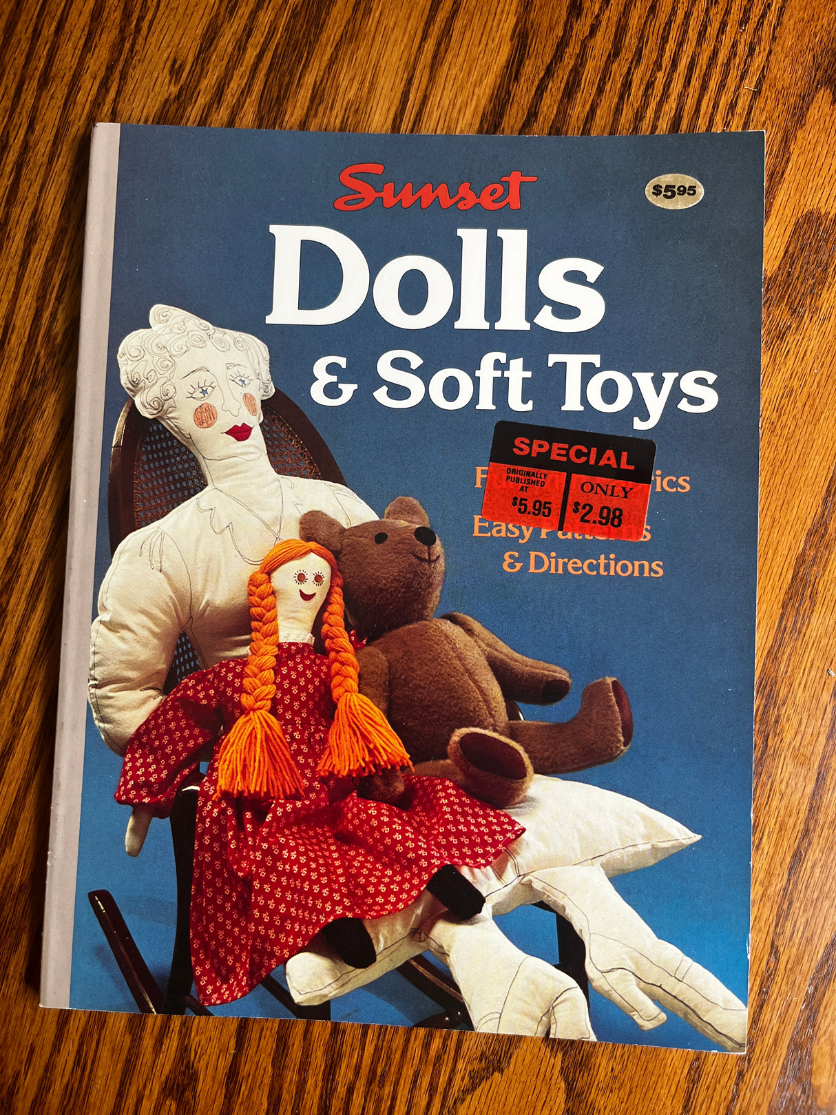 1970’s Sunset Dolls and Soft Toys Pattern Book