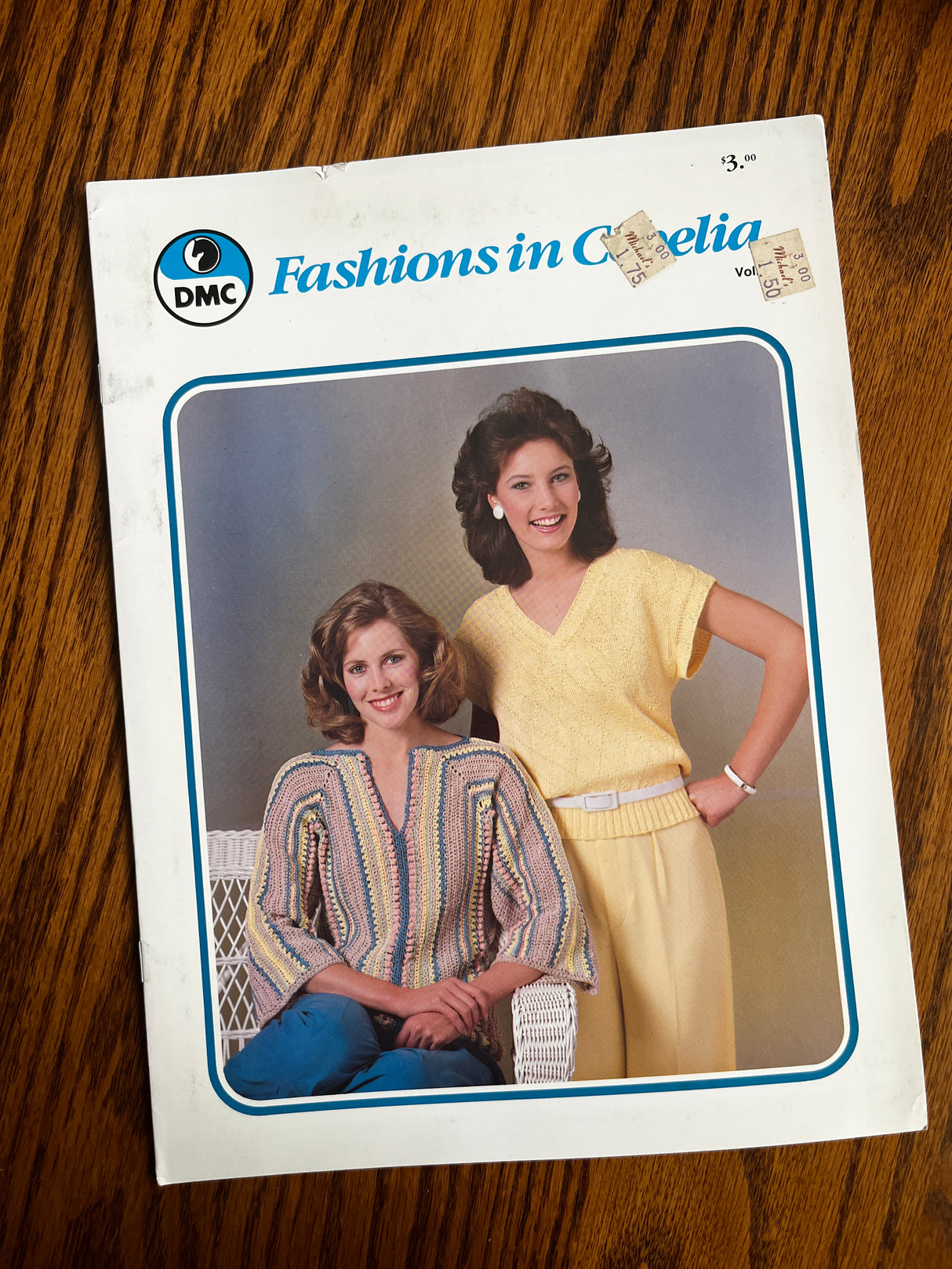1980's DMC Fashions in Cotton and Cebelia Booklets - Set of 2 booklets