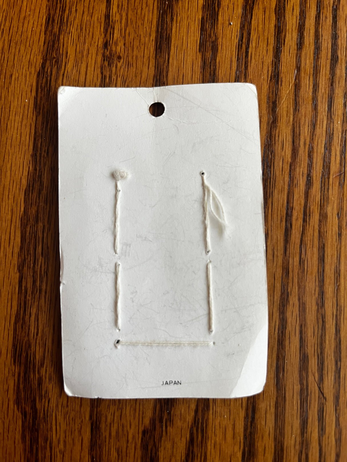 1970’s Lansing Pearlescent Green Plastic Buttons - Set of 6 - 7/8" -  on card