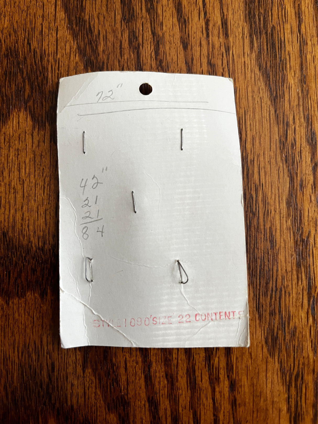 1950’s Lansing Light Green Pearlescent Plastic Shank Button - Set of 3 - 1/2" - on card