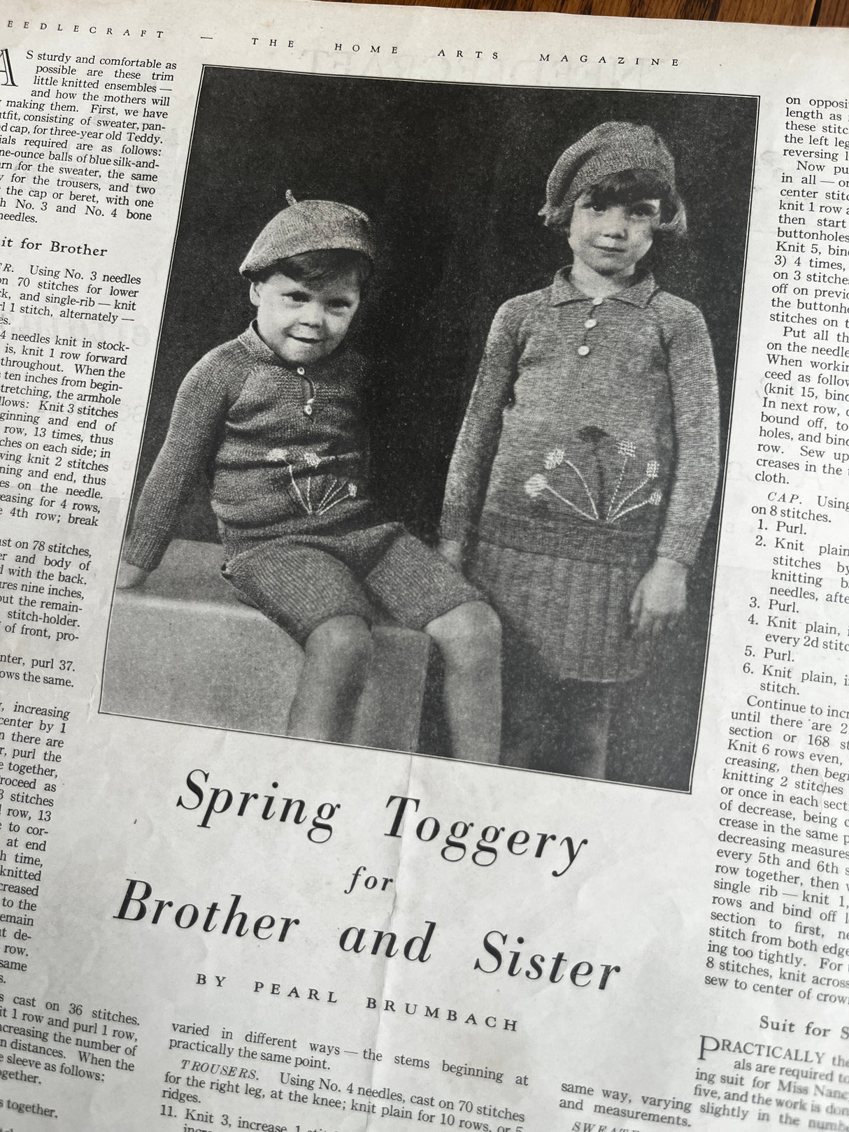 1930's Needlecraft The Home Arts Magazine - April 1932