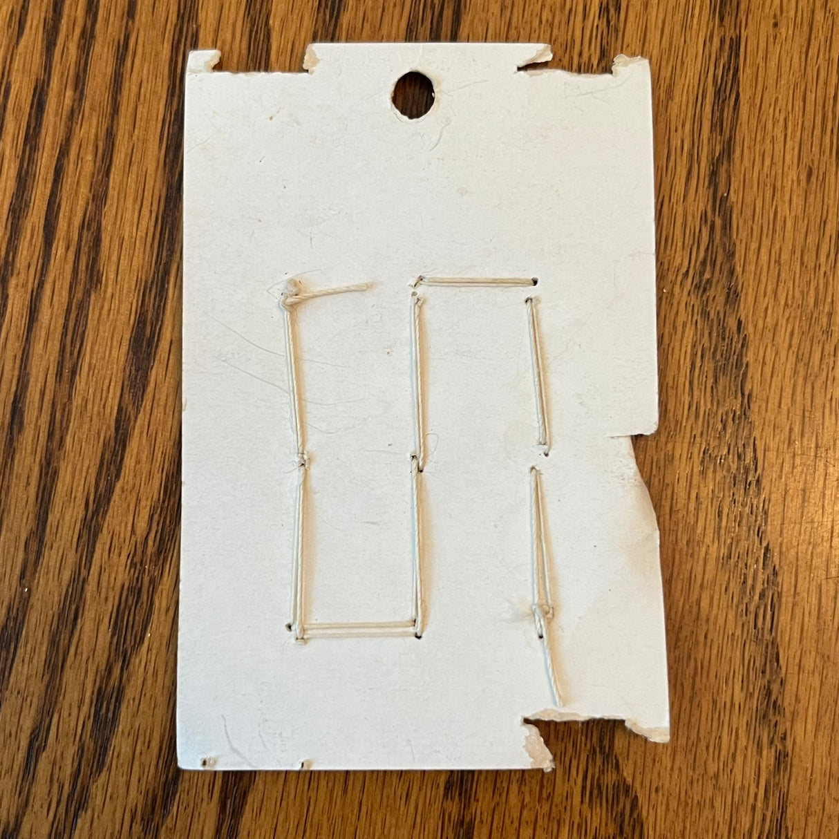 1970’s Le Chic White Pearl Buttons - White - Set of 9 - Size 12 - 5/16" - on card