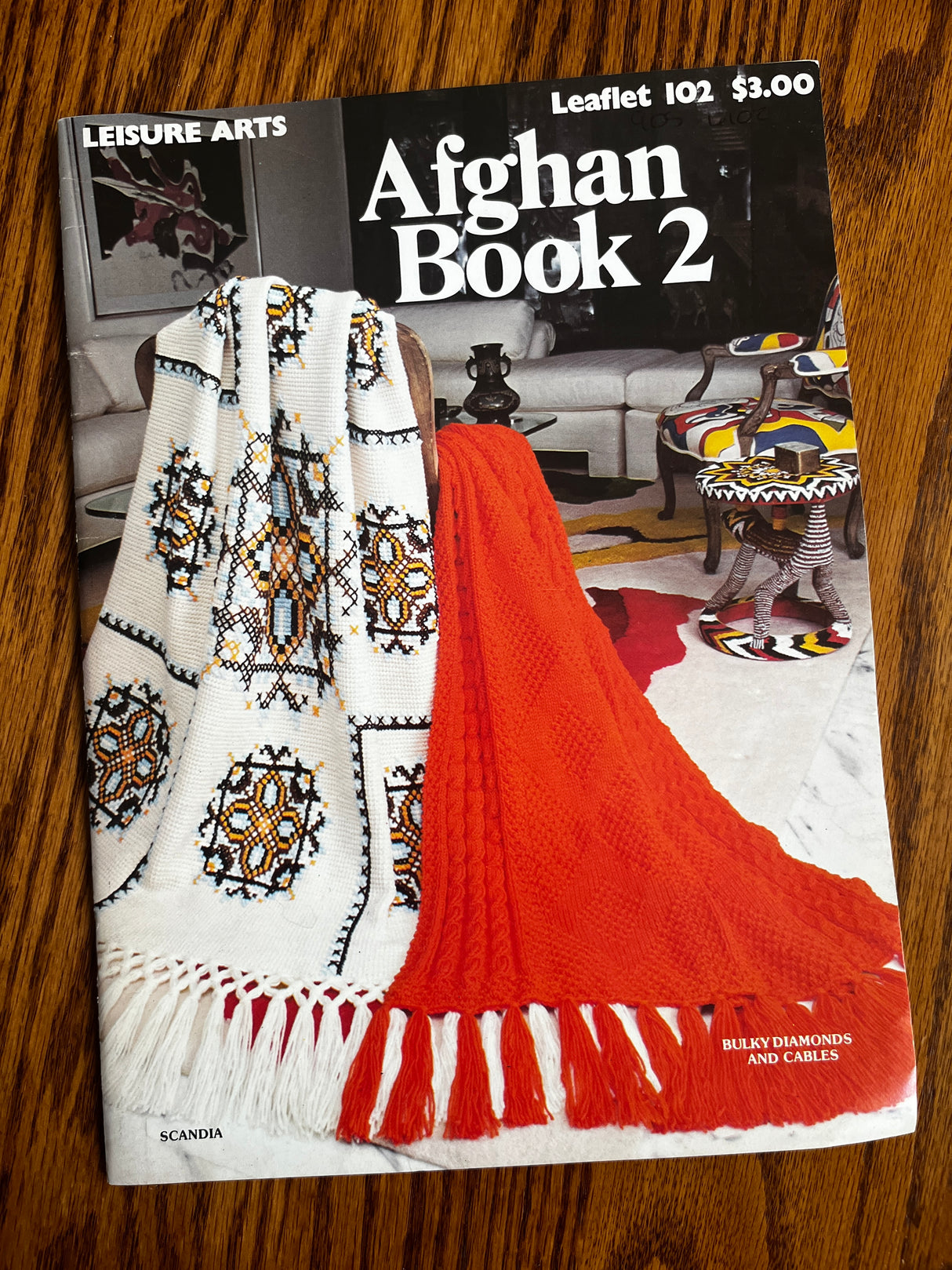1970's Set of 3 Bedspread and Afghan Books