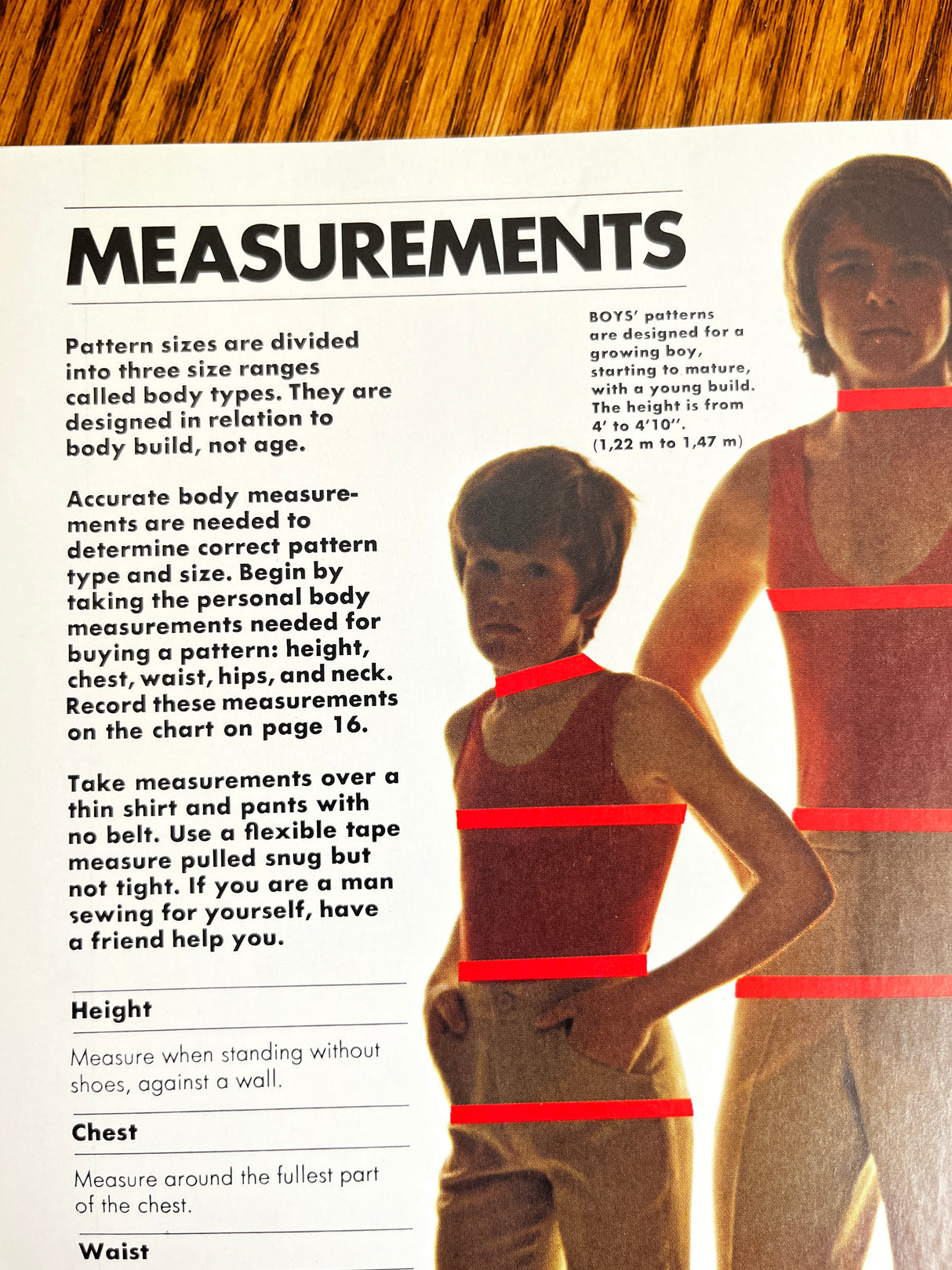 1970’s Simplicity Sewing for Men and Boys Booklet