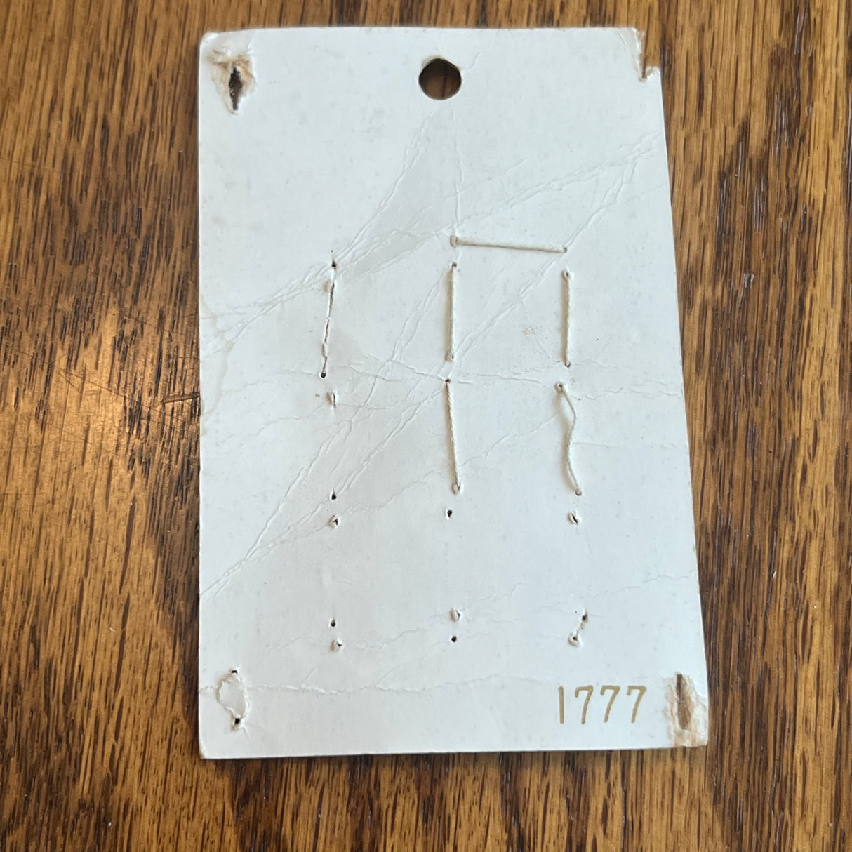 1970’s Le Chic Plastic Buttons - Opalescent Red - Set of 4 - 5/8" - on card